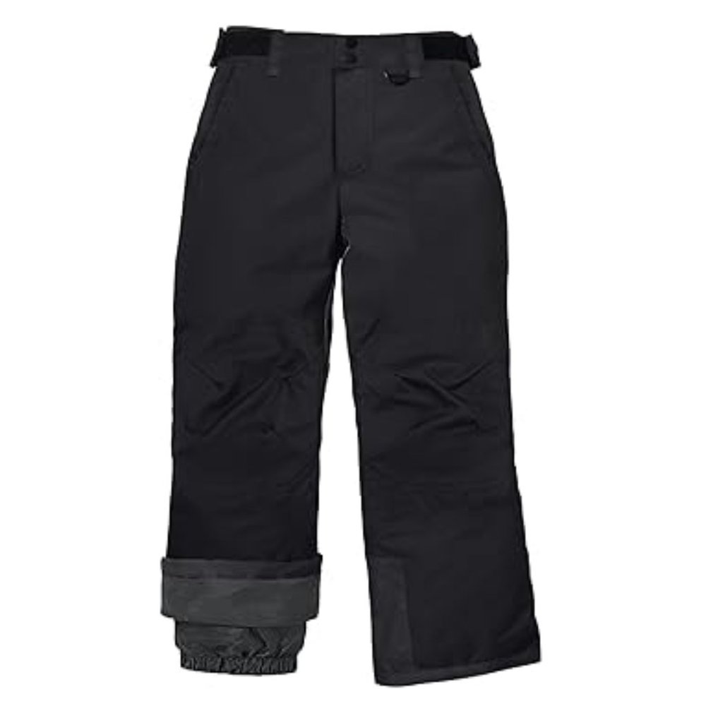 GEMYSE Kids Snow/Ski/Snowboarding Warm Insulated Waterproof Pants - Black -SMALL